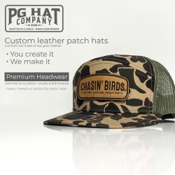 Retro 7 Panel Duck Camo Collection Trucker Hat + Your Logo