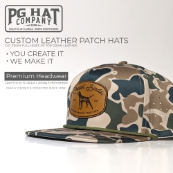 Sarge Performance Old School Camo Snap Back Rope Hat + Your Logo