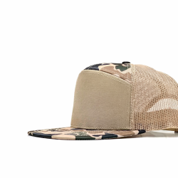 7 Panel Sarge Old School Camo Snap Blank