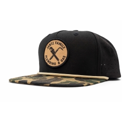 New Performance Midnight Duck Camo Rope Hat + Your Logo